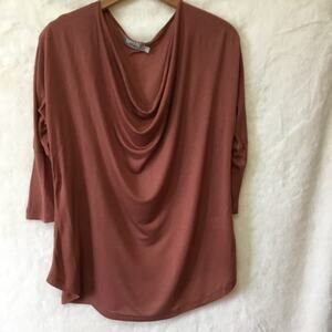Nation LTD by Jen Menchaca Brownish-Red Long Shirt